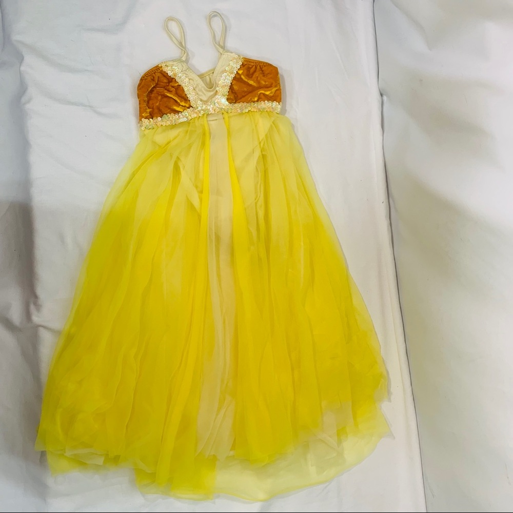 Encore Girls Size Large Dancewear Dress Leotard